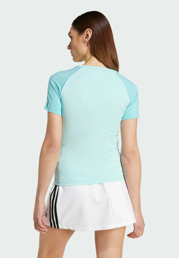 SLIM TEE - Print T-shirt - semi flash aqua4