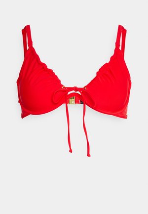Boux Avenue IBIZA EYELET  - Sutien costum de baie din două piese - red