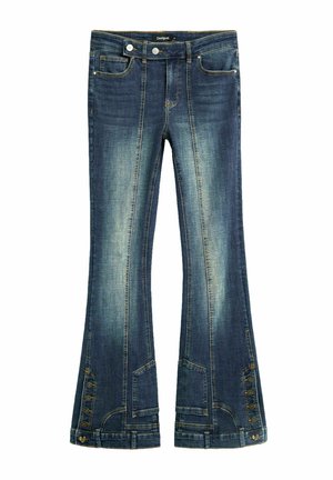 Desigual, FLARE JEANS - Džínsy bootcut - blue