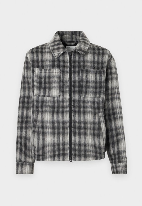 JCOUNION CHECK JACKET - Light jacket - gray3