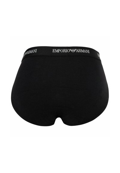 Emporio Armani 3 PACK PARTE BASSA - Kalhotky - schwarz
