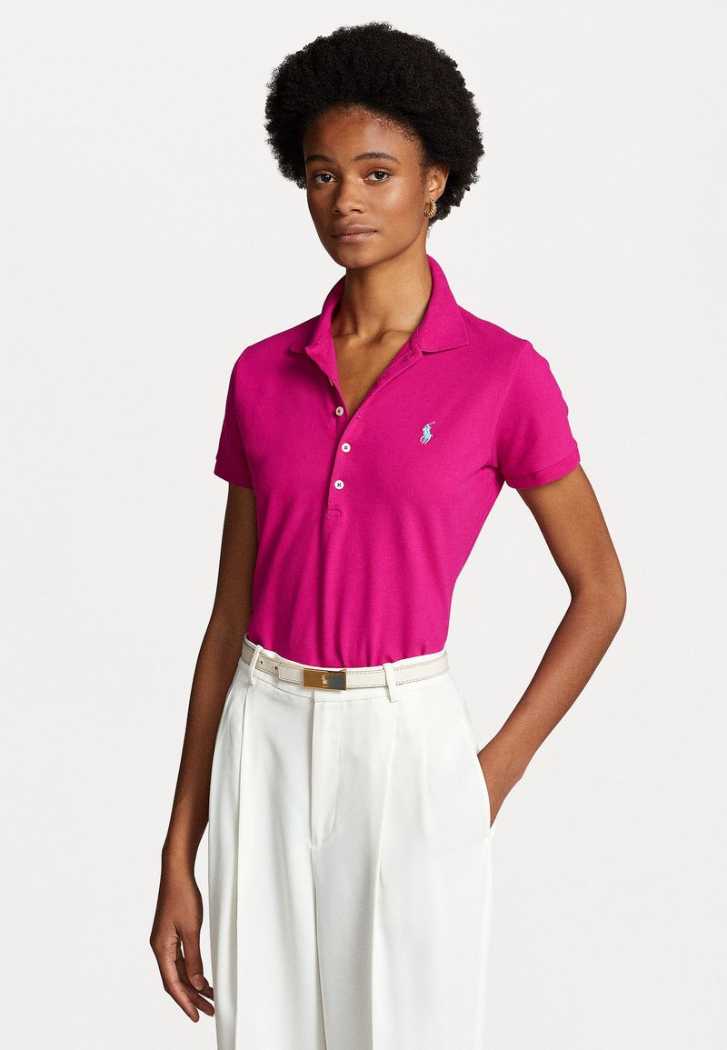 Polo Ralph Lauren - JULIE SLIM SHORT SLEEVE - Poloskjorter - pink sky, Forstørre