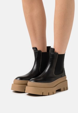 LINNIE - Snowboots - black/taupe