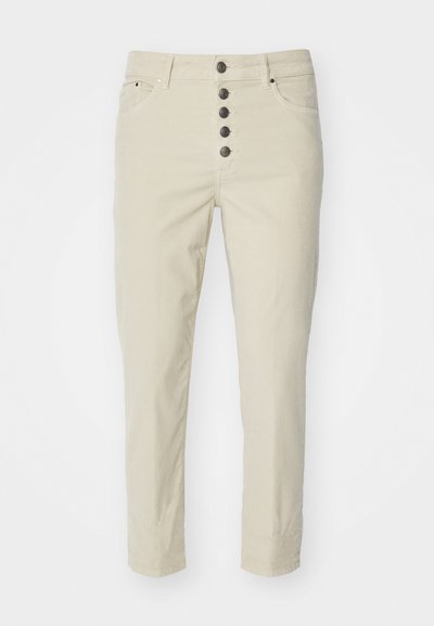Dondup KOONS JEWEL BUTTON - Pantaloni - avory
