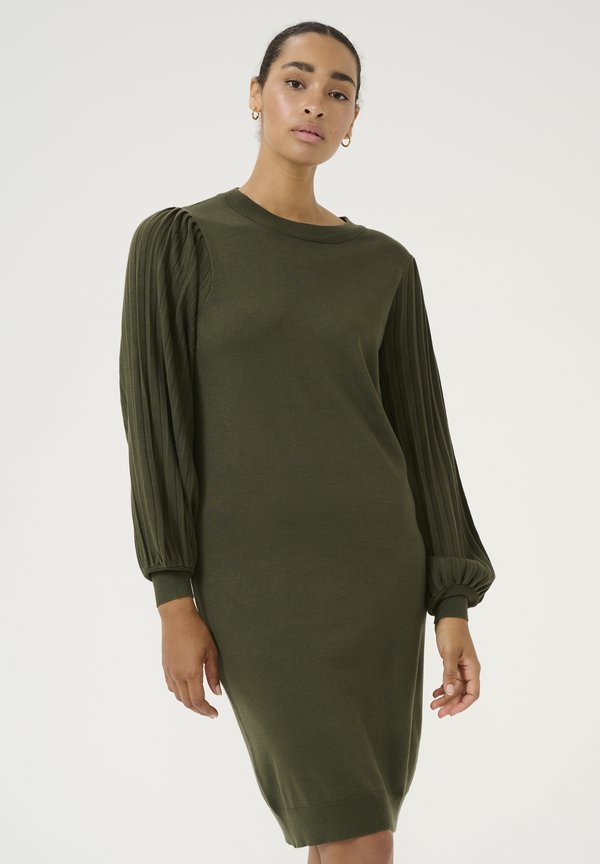 JESSICA - Strickkleid - forest night