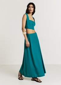 Calliope LUNGA VISC - Gonna lunga - verde petrolio
