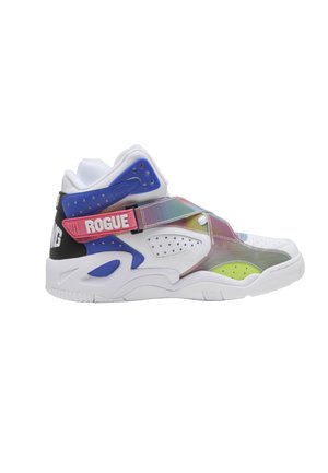 Patrick Ewing EWING ROGUE "2025" - Sneakers high - white black dazzling blue acid lime indescent