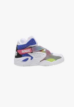Patrick Ewing EWING ROGUE "2025" - Sneakers high - white black dazzling blue acid lime indescent