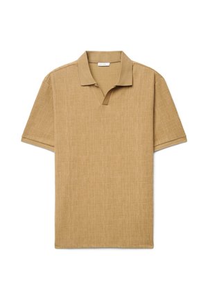 Calliope, T-SHIRT TINTA UNITA - Polo shirt - tabacco