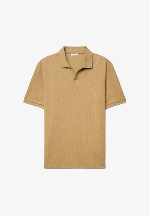 Calliope, T-SHIRT TINTA UNITA - Polo shirt - tabacco