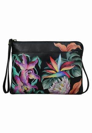 HANDPAINTED  - Handbag - island escape black