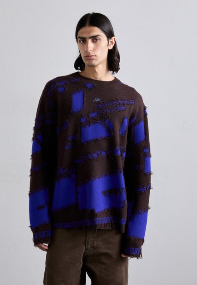 A-COLD-WALL* FRONTAGE CREWNECK UNISEX - Πουλόβερ - blue volt