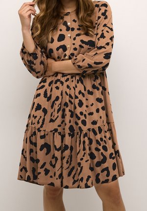 Vestido camisero - brown