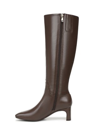Laarzen met hoge hak - mocha leather