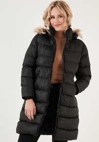 LELA - REGULAR FIT - Wintermantel - black Thumbnail-Bild 1