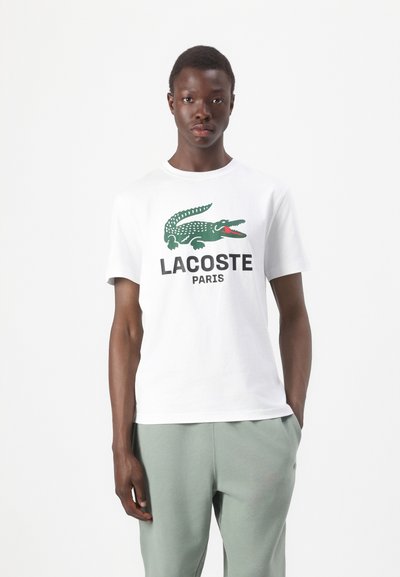 Lacoste Тениска с щампа - white