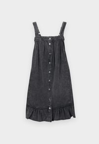 NMOREGON ACID SHORT DRESS BL - Dongerikjole - black