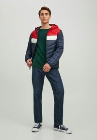 Jack & Jones JJEHILL CREW NECK  - Striktrøje - pine grove