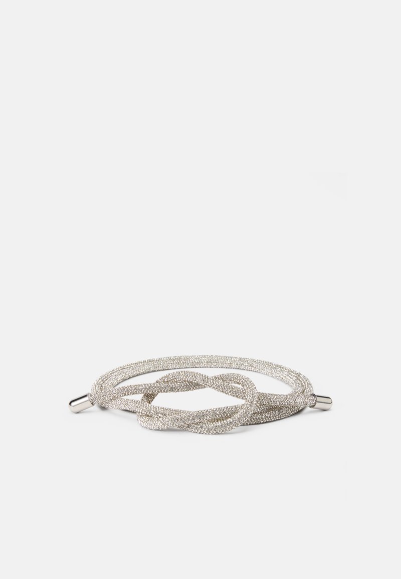 Vanzetti STUDDED CHAIN CORD BELT FOR TYING - Curea - silver-coloured
