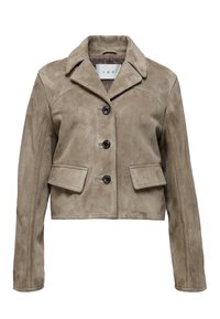 VSP AMARA Læderjakker light grey/lysegrå