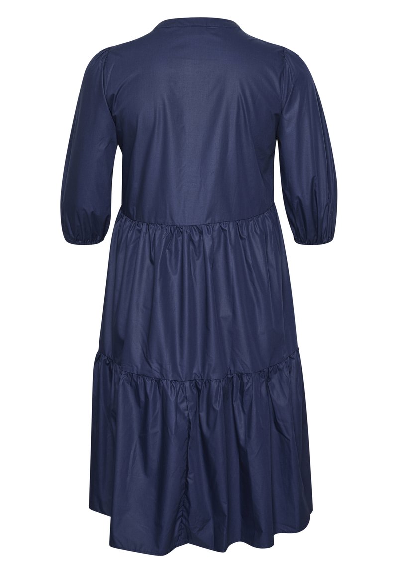 Damen Freizeitkleider | Kaffe Curve KCMALULU Blusenkleid midnight marine/dunkelblau - LZ40446 Damen Freizeitkleider | Kaffe Curve KCMALULU Blusenkleid midnight marine/dunkelblau - LZ40446