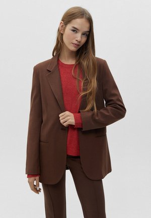 DOUBLE-BUTTONED - Sako - mottled dark brown