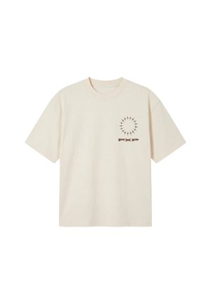 Project X Paris, T-SHIRT MANCHES COURTES DOWNTOWN - T-shirt print - crème camel