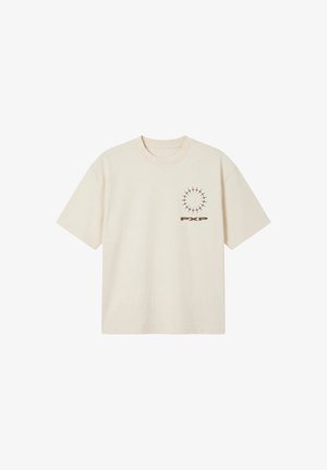 Project X Paris, T-SHIRT MANCHES COURTES DOWNTOWN - T-shirt print - crème camel