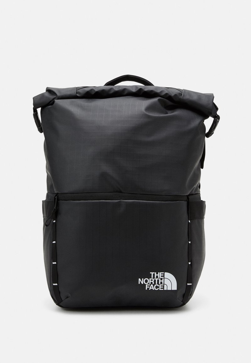 The North Face BASE CAMP VOYAGER ROLLTOP - Hátizsák - black/white