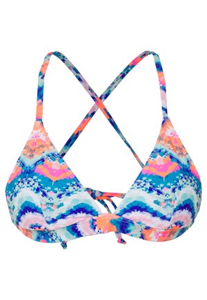 Venice Beach TRIANGLE - Bikini top - blue/orange