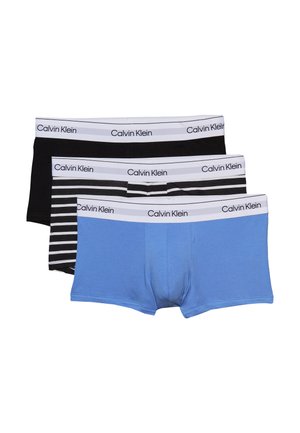 LOW RISE TRUNK ICON 3 PACK - Püksid - black/glacier