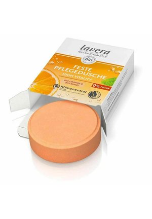 LAVERA DUSCHGEL FESTE PFLEGEDUSCHE HIGH VITALITY - Seife - orange