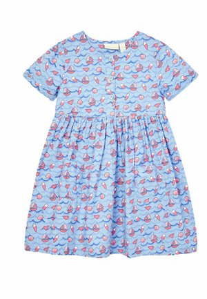 NAUTICAL WAVE BUTTON FRONT - REGULAR FIT - Vestido informal - blue nautical wave