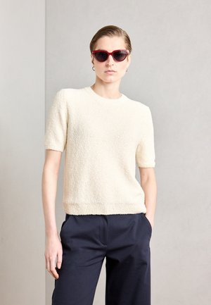 SHORT SLEEVE ROUND NECK - T-shirt print - natural cotton