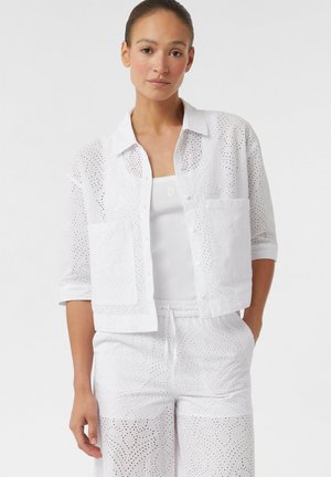 Button-down blouse - weiß
