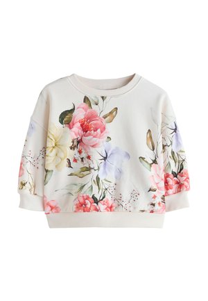 CREW NECK - Mikina - cream floral