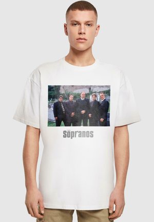 THE SOPRANOS - CAST HEAVY  - T-Shirt print - white