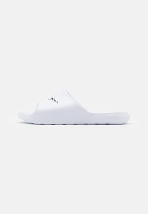 VICTORI ONE SLIDE - Badsandaler - white/black