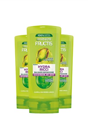 FRUCTIS HYDRA RICCI BALSAMO DEFINIZIONE, PER CAPELLI DA MOSSI A RICCI, 200 ML - 3 PACK - Shampoo