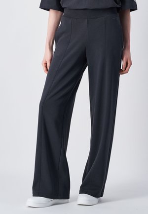 WIDE LEG - Pantalon classique - anthrazit