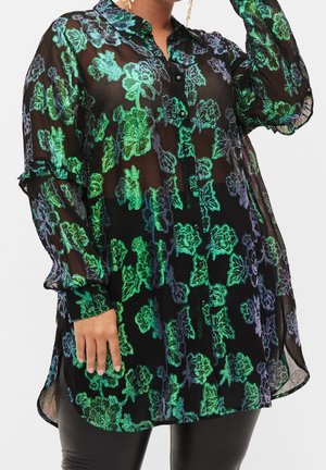 Overhemdblouse - black