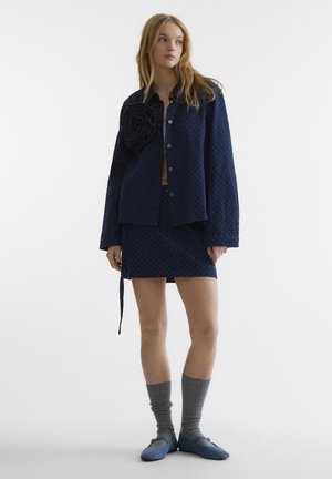 SHORT SKIRT  - Falda vaquera - dark blue