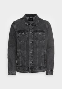 JJIJEAN JJJACKET - Casaco de ganga - black denim