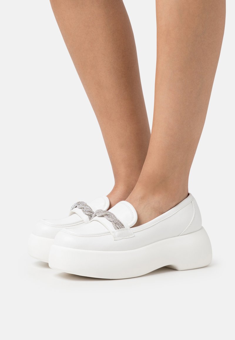Call it Spring BUBBLY - Slippers - white/hvit - Zalando.no