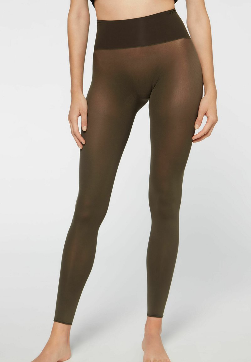 Calzedonia NAHTLOSE 50 DENIER - Leggings - Strümpfe - Green