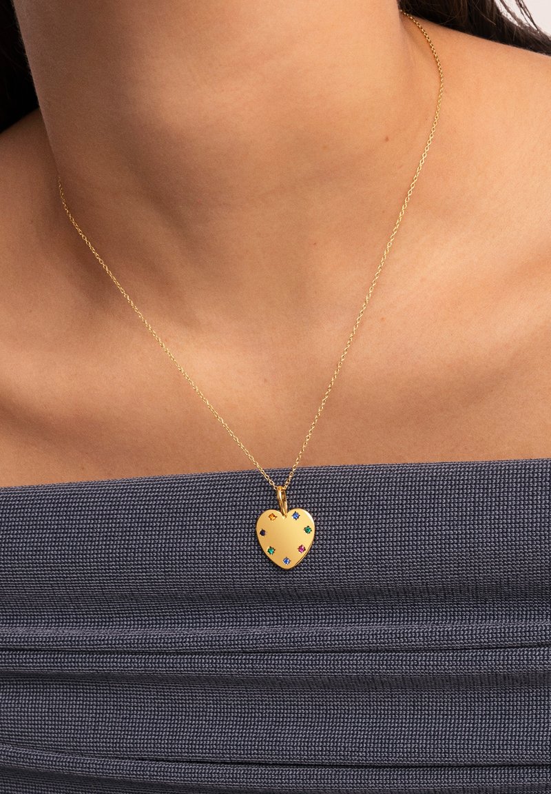 Singularu GLAM HEART - Ciondolo - gold coloured