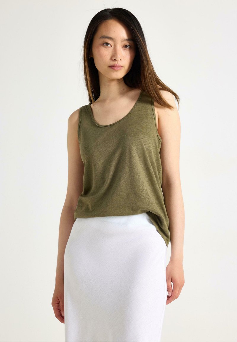 Lindex Top - dusty green