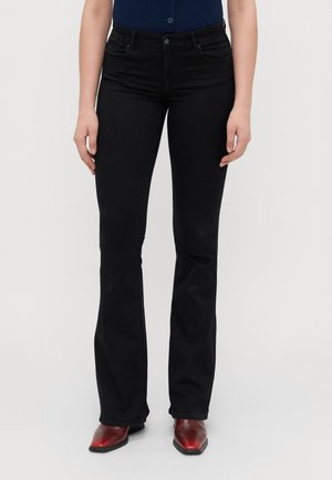 ONLREESE RETRO - Jean flare - black denim