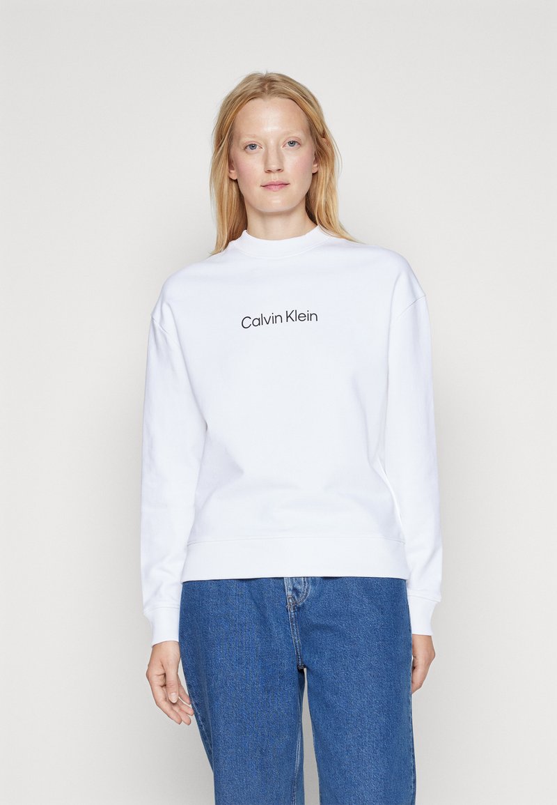 Calvin Klein Bianco Cotton Women Sweatshirt main image 1