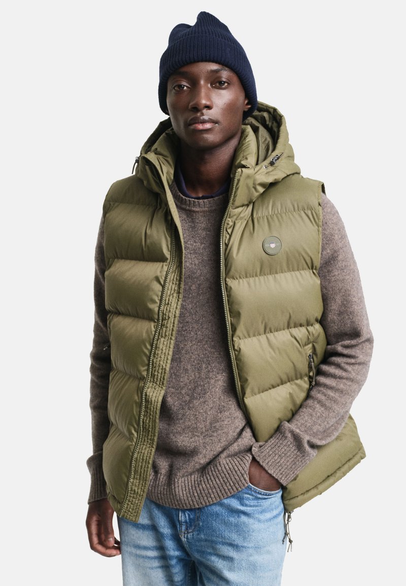 GANT ACTIVE CLOUD VEST - Weste - juniper green